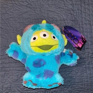 Disney Monster Inc Sulley and Toy Story Alien Remix Plush